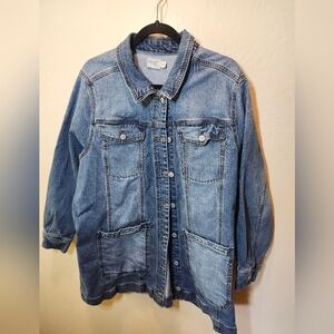Terra & Sky Classic Blue Jean Jacket